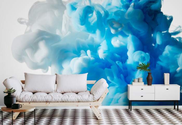 Abstract paint splash isolated on white background40642831 1 Wallpaper Carpets Distributors