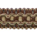 BRAID 083 17mm - Per Meter Color : CHOCOLATE
