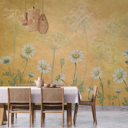Dazzling Daisies - Yellow - Dining room 1