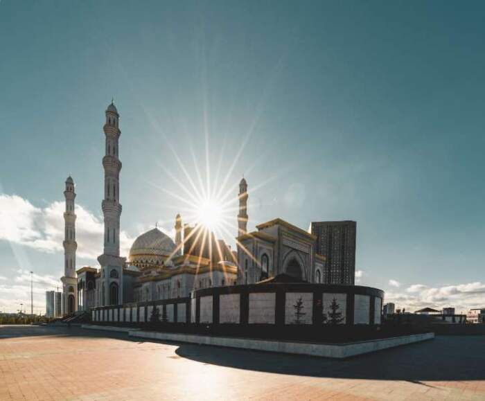 Outside20view20Mosque20Hazrat20Sultan20in20Astana20capital20of20Kazakhstan20on20a20clear20day20with20sun20blue20sky20104907321jpg Wallpaper Carpets Distributors