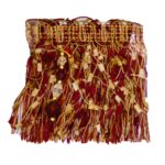 BULLION FRINGES 3294 CUT FRINGES WITH BEAD 110mm - Per Meter Color :  07