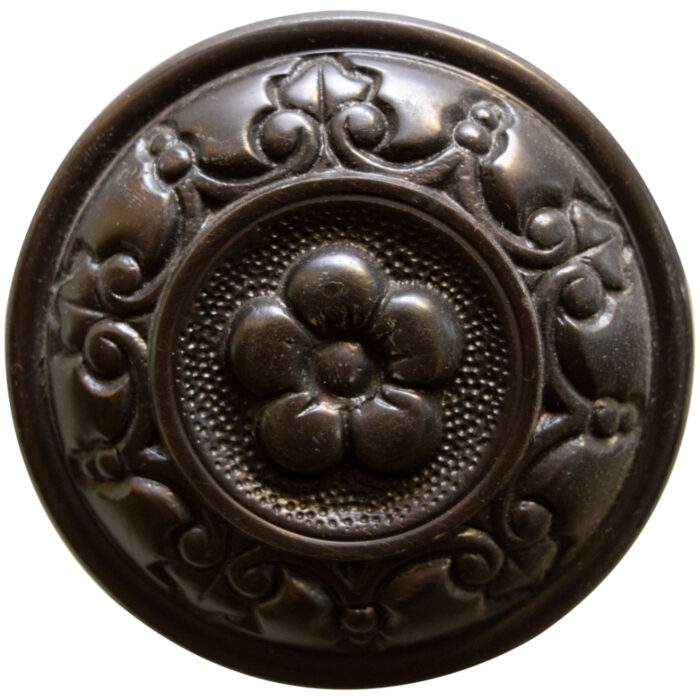 ACC 1620-BLACK SOLID BRASS HOLD BACK 1620 85mm COLOR BLACK - Per Pair - Image 1