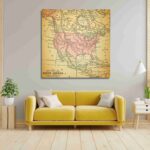 Canvas Print - Maps 1004